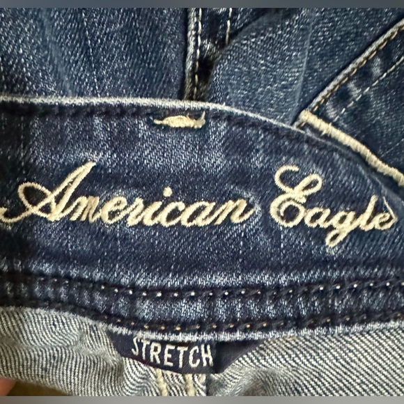 American Eagle women’s jeans, size 14 short stretch original boot - Picture 3 of 4